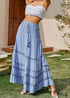 Boho Chic Blue Skirt Athena